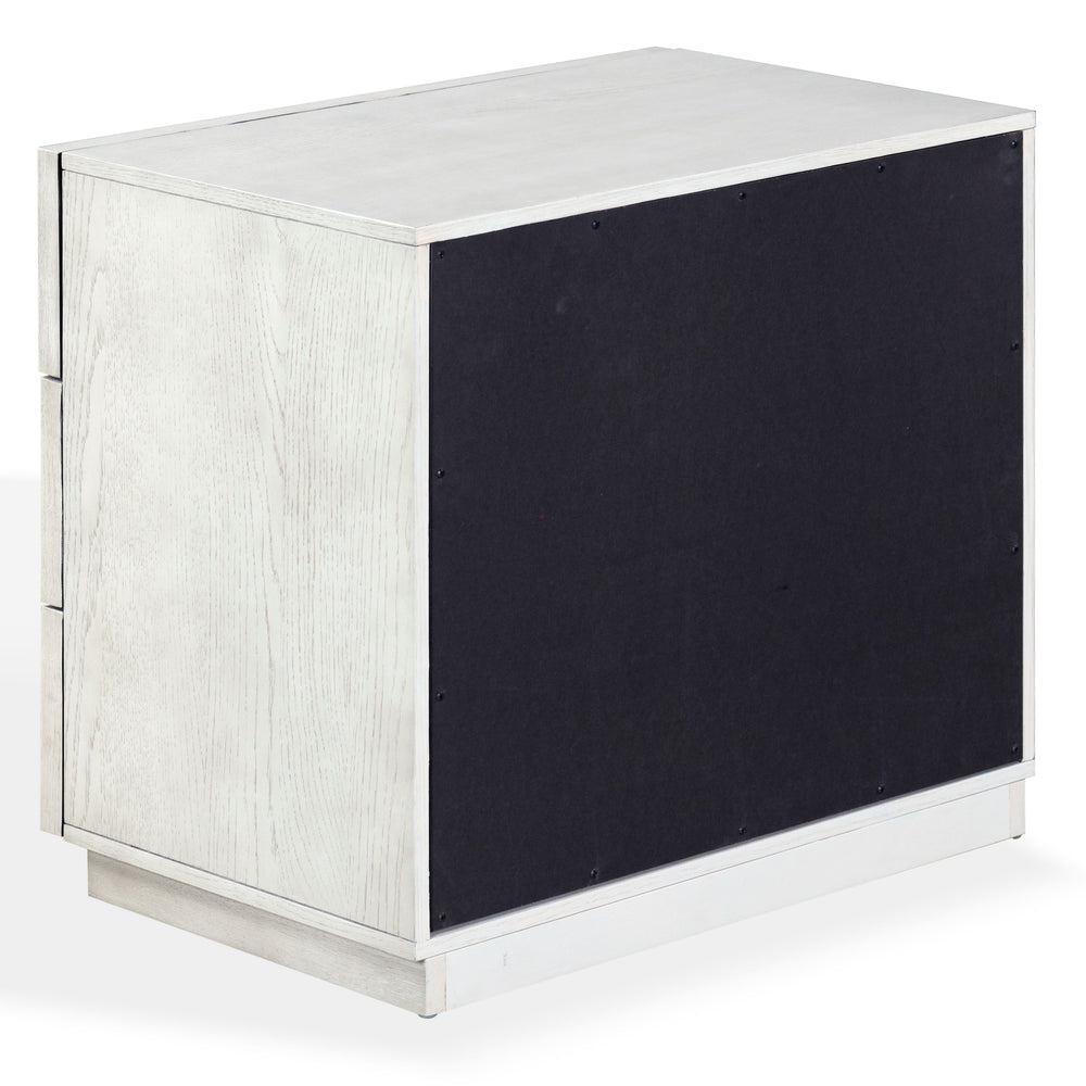 Zeus 3 Drawer Wood Chest With Solid Wood Build, Smooth-Glide Drawers & Compact Modern Design