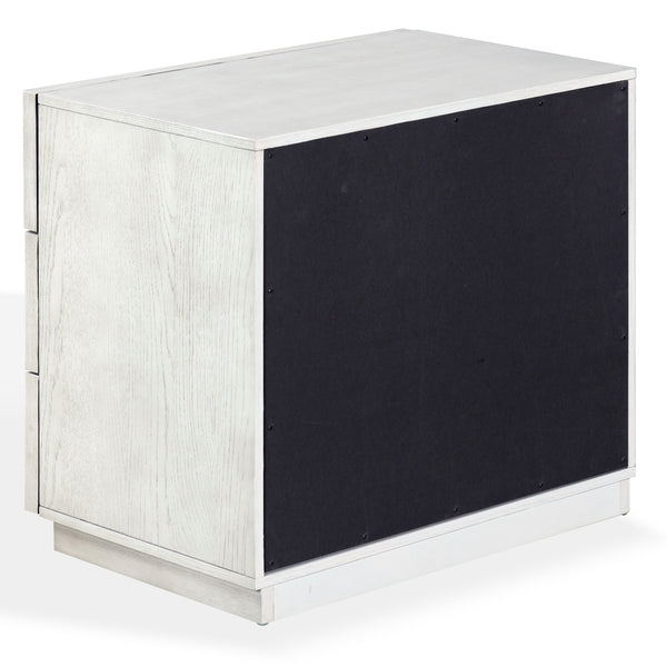 Zeus 3 Drawer Wood Chest With Solid Wood Build, Smooth-Glide Drawers & Compact Modern Design