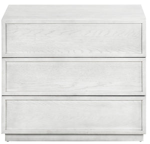 Zeus 3 Drawer Wood Chest With Solid Wood Build, Smooth-Glide Drawers & Compact Modern Design