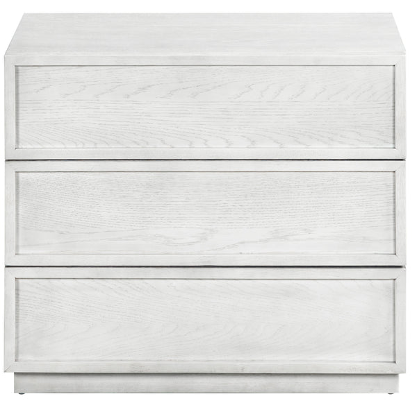 Zeus 3 Drawer Wood Chest With Solid Wood Build, Smooth-Glide Drawers & Compact Modern Design