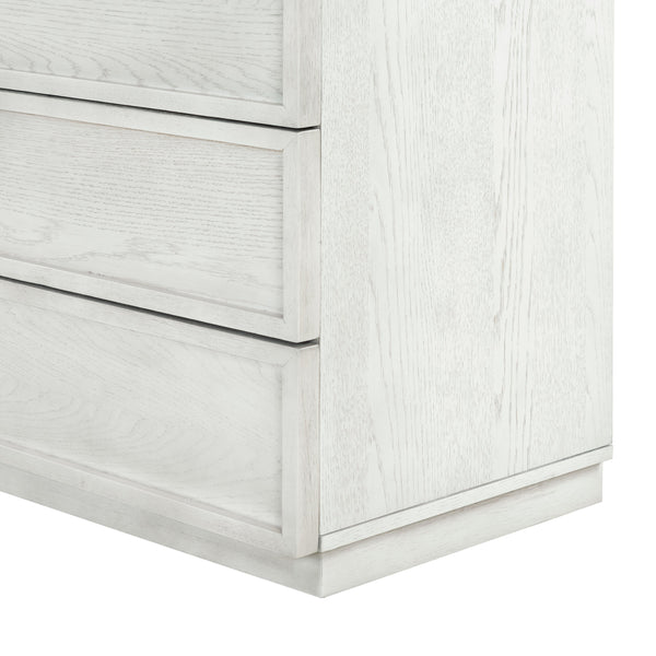 Zeus 3 Drawer Wood Chest With Solid Wood Build, Smooth-Glide Drawers & Compact Modern Design