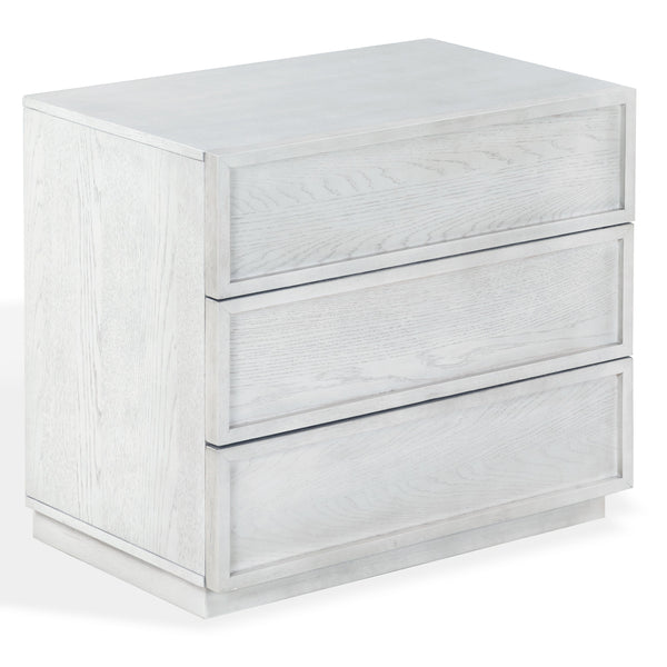 Zeus 3 Drawer Wood Chest With Solid Wood Build, Smooth-Glide Drawers & Compact Modern Design