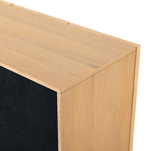 Safavieh Zeus 4 Door Wood Media Stand Natural Wood