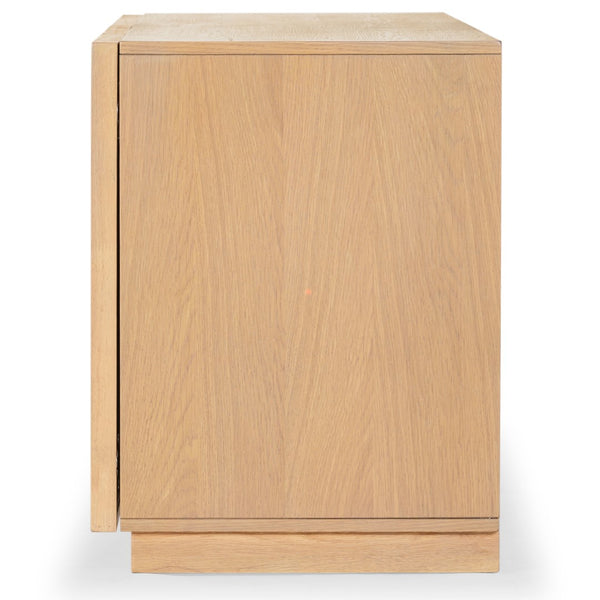 Safavieh Zeus 4 Door Wood Media Stand Natural Wood