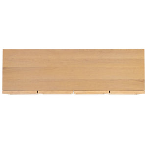 Safavieh Zeus 4 Door Wood Media Stand Natural Wood