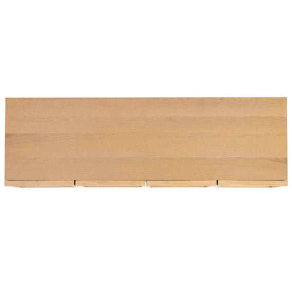 Safavieh Zeus 4 Door Wood Media Stand Natural Wood