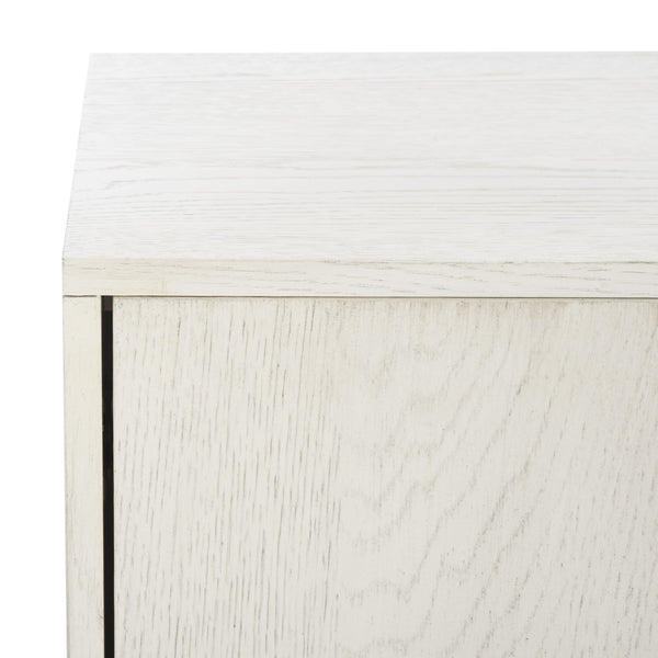 Safavieh MALLORY 4 Door Sideboard and TV Stand - Classic Design with Ample Storage for Modern Living Rooms White Washed SFV2120B