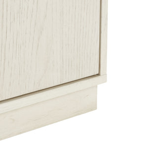 Safavieh MALLORY 4 Door Sideboard and TV Stand - Classic Design with Ample Storage for Modern Living Rooms White Washed SFV2120B