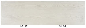 Safavieh MALLORY 4 Door Sideboard and TV Stand - Classic Design with Ample Storage for Modern Living Rooms White Washed SFV2120B