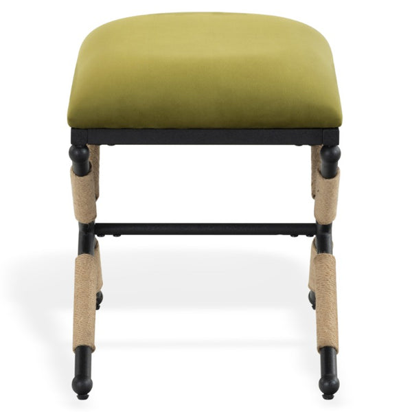 Safavieh Carmelo Hemp Wrapped Rectangular Ottoman Earthy Organic Accent for Bohemian Living SFV2122C