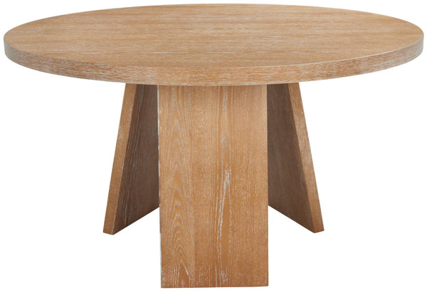 Safavieh JULIANNA 54" Solid Wood Dining Table - Modern Elegance for Dining Room & Entertaining Spaces Rustic Oak / - SFV2126A