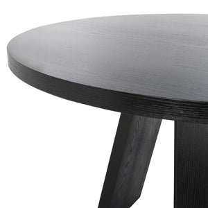 Safavieh JULIANNA 54" Solid Wood Dining Table - Modern Elegance for Dining Room & Entertaining Spaces Black SFV2126B