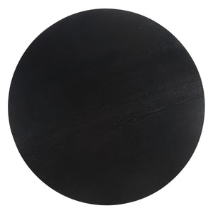 Safavieh JULIANNA 54" Solid Wood Dining Table - Modern Elegance for Dining Room & Entertaining Spaces Black SFV2126B