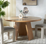 Safavieh Julianna 54" Wood Dining Table Natural SFV2126C