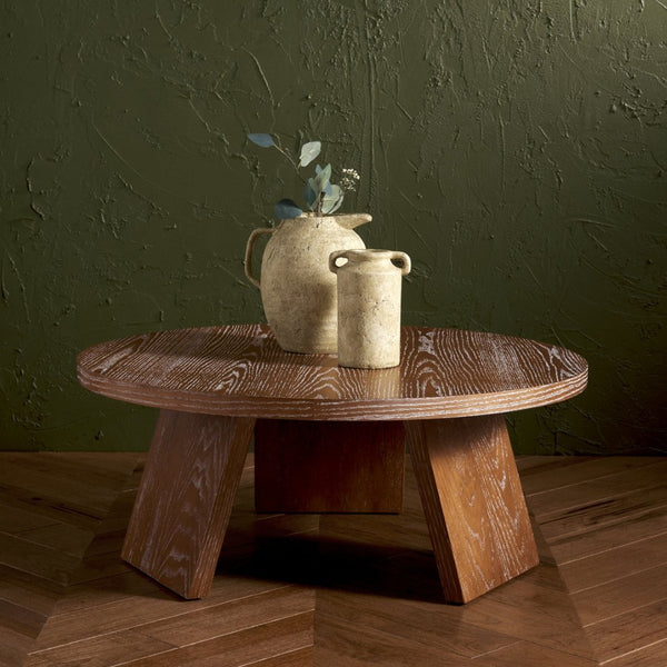 Safavieh JULIANNA Wood Coffee Table - Modern Elegance with Sleek Design for Stylish Living Room Spaces Rustic Oak / - SFV2127A