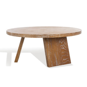 Safavieh JULIANNA Wood Coffee Table - Modern Elegance with Sleek Design for Stylish Living Room Spaces Rustic Oak / - SFV2127A