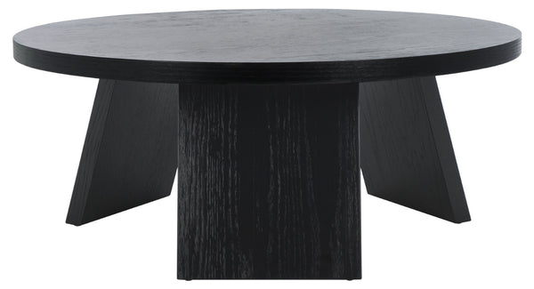 Safavieh JULIANNA Wood Coffee Table - Modern Elegance with Sleek Design for Stylish Living Room Spaces Black SFV2127B