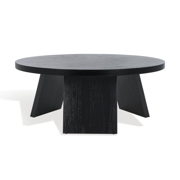 Safavieh JULIANNA Wood Coffee Table - Modern Elegance with Sleek Design for Stylish Living Room Spaces Black SFV2127B