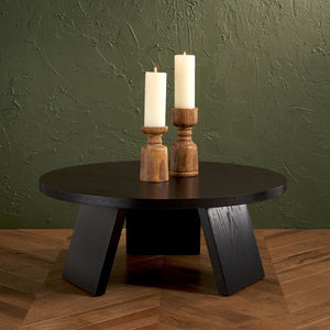 Safavieh JULIANNA Wood Coffee Table - Modern Elegance with Sleek Design for Stylish Living Room Spaces Black SFV2127B