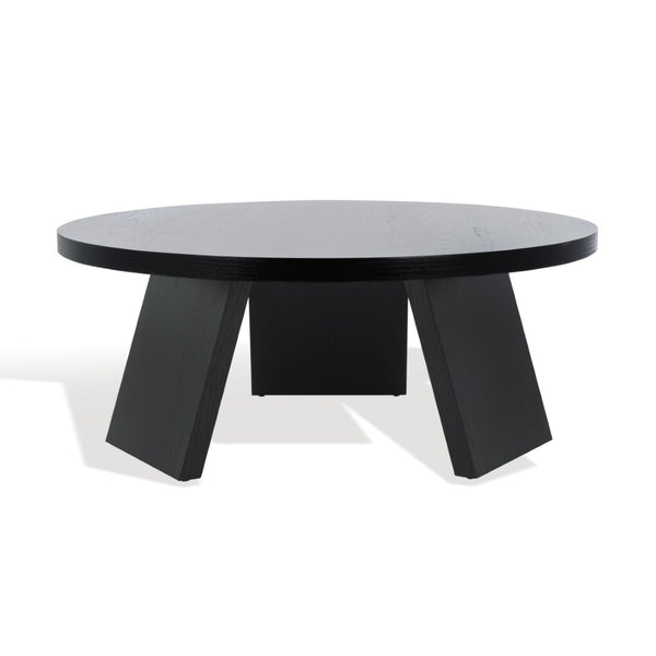 Safavieh JULIANNA Wood Coffee Table - Modern Elegance with Sleek Design for Stylish Living Room Spaces Black SFV2127B