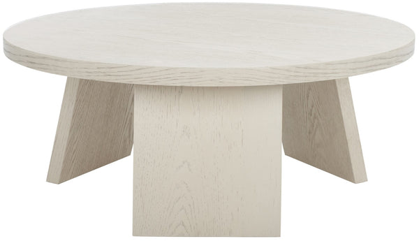 Safavieh JULIANNA Wood Coffee Table - Modern Elegance with Sleek Design for Stylish Living Room Spaces White Washed SFV2127C