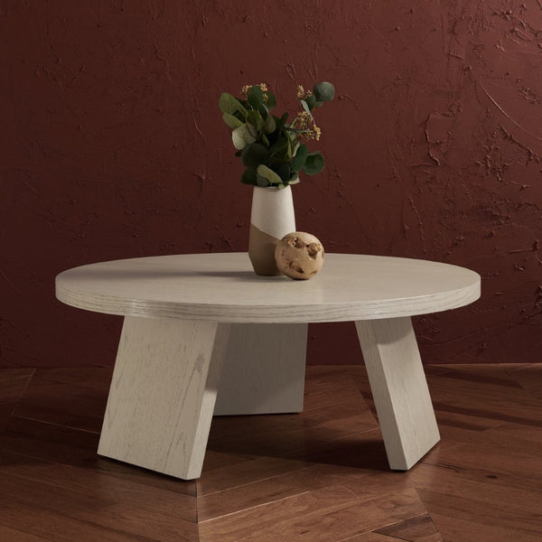 Safavieh JULIANNA Wood Coffee Table - Modern Elegance with Sleek Design for Stylish Living Room Spaces White Washed SFV2127C