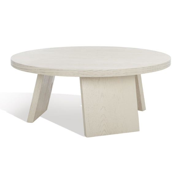 Safavieh JULIANNA Wood Coffee Table - Modern Elegance with Sleek Design for Stylish Living Room Spaces White Washed SFV2127C