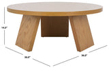 Safavieh Julianna Wood Coffee Table Natural SFV2127D