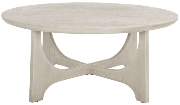 Safavieh SASHA Wood Coffee Table - Modern Minimalist Design with Rich Finish for Stylish Living Room Centerpiece White Washed SFV2128A