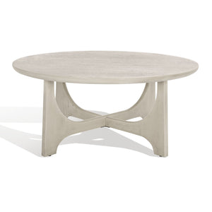 Safavieh SASHA Wood Coffee Table - Modern Minimalist Design with Rich Finish for Stylish Living Room Centerpiece White Washed SFV2128A