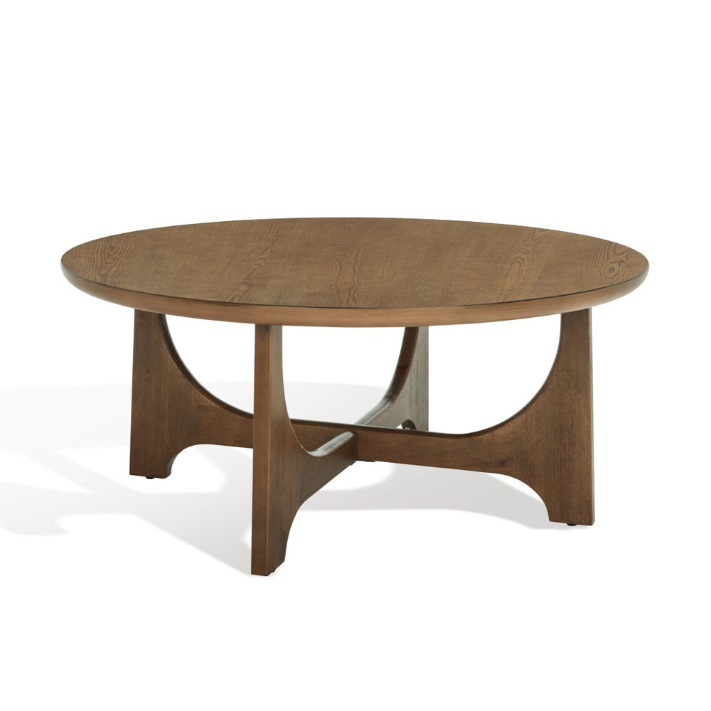 Safavieh SASHA Wood Coffee Table - Modern Minimalist Design with Rich Finish for Stylish Living Room Centerpiece Medium Oak SFV2128C