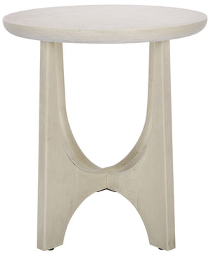 Safavieh SASHA Wood Accent Table - Timeless Design for Modern Spaces, Perfect for Decor and Functionality White Washed SFV2129A