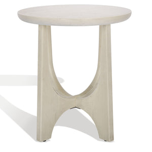 Safavieh SASHA Wood Accent Table - Timeless Design for Modern Spaces, Perfect for Decor and Functionality White Washed SFV2129A