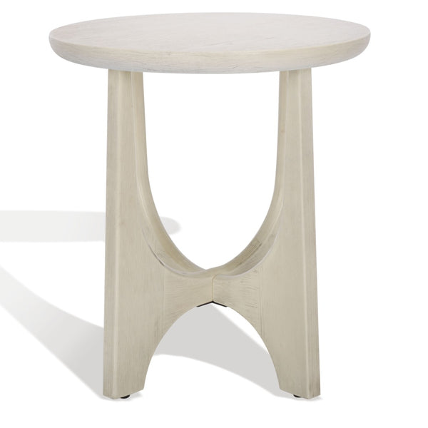 Safavieh SASHA Wood Accent Table - Timeless Design for Modern Spaces, Perfect for Decor and Functionality White Washed SFV2129A