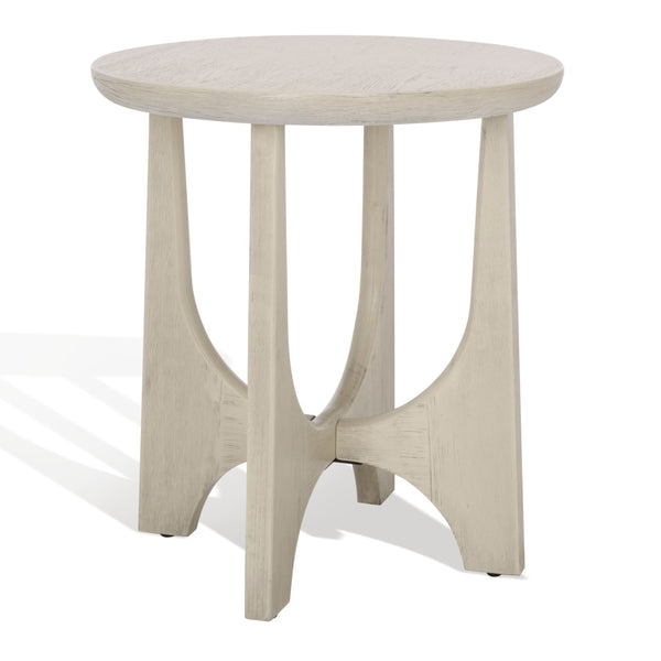 Safavieh SASHA Wood Accent Table - Timeless Design for Modern Spaces, Perfect for Decor and Functionality White Washed SFV2129A