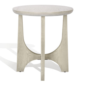 Safavieh SASHA Wood Accent Table - Timeless Design for Modern Spaces, Perfect for Decor and Functionality White Washed SFV2129A