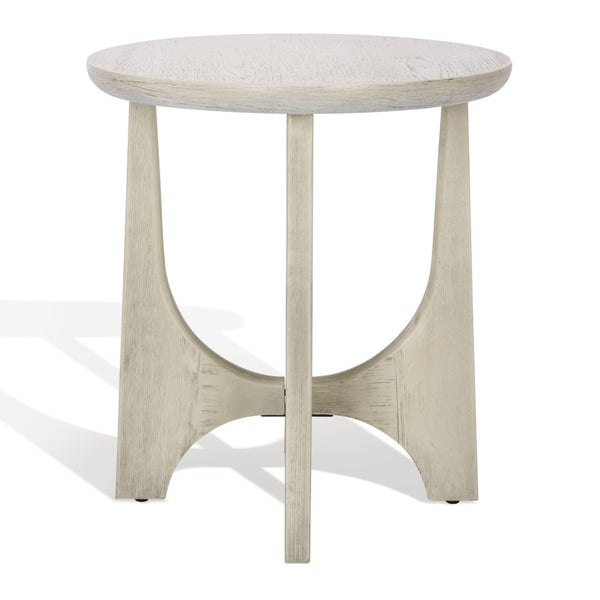 Safavieh SASHA Wood Accent Table - Timeless Design for Modern Spaces, Perfect for Decor and Functionality White Washed SFV2129A