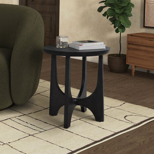 Safavieh SASHA Wood Accent Table - Timeless Design for Modern Spaces, Perfect for Decor and Functionality Black SFV2129B