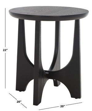 Safavieh SASHA Wood Accent Table - Timeless Design for Modern Spaces, Perfect for Decor and Functionality Black SFV2129B