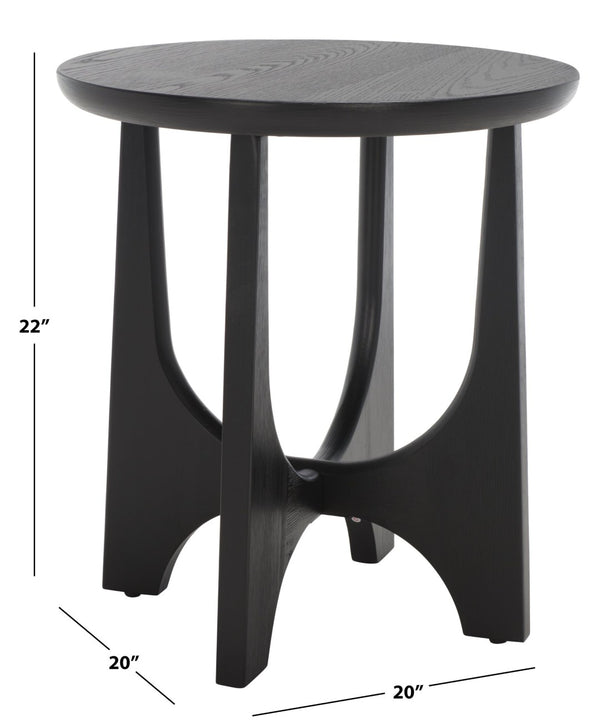 Safavieh SASHA Wood Accent Table - Timeless Design for Modern Spaces, Perfect for Decor and Functionality Black SFV2129B