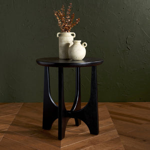 Safavieh SASHA Wood Accent Table - Timeless Design for Modern Spaces, Perfect for Decor and Functionality Black SFV2129B