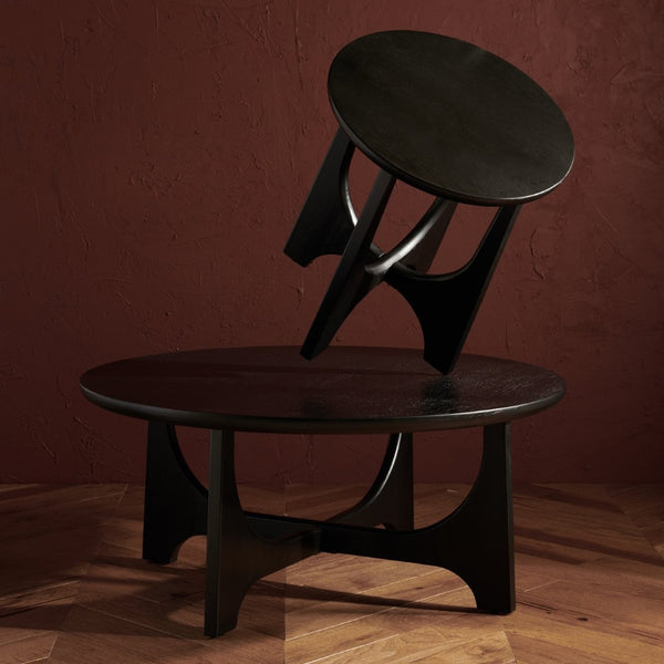 Safavieh SASHA Wood Accent Table - Timeless Design for Modern Spaces, Perfect for Decor and Functionality Black SFV2129B
