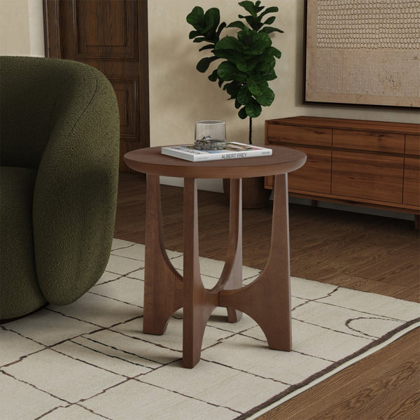 Safavieh SASHA Wood Accent Table - Timeless Design for Modern Spaces, Perfect for Decor and Functionality Medium Oak SFV2129C