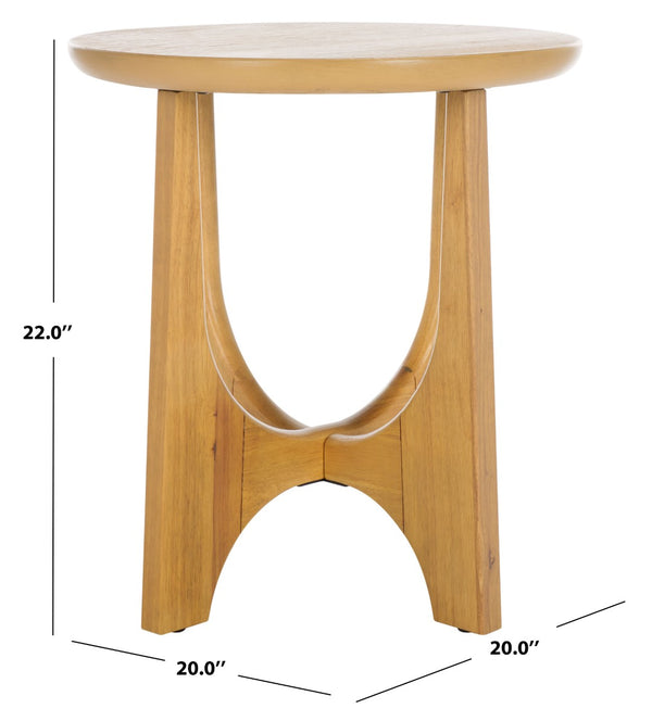 Safavieh SASHA Wood Accent Table - Timeless Design for Modern Spaces, Perfect for Decor and Functionality Natural SFV2129D