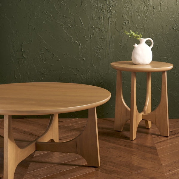 Safavieh SASHA Wood Coffee Table - Modern Minimalist Design with Rich Finish for Stylish Living Room Centerpiece Natural SFV2128D