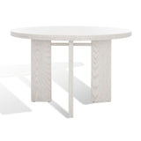 Safavieh Calamaria Round Wood Dining Table XII23 White Wash Wood SFV2135A