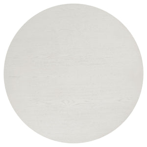 Safavieh Calamaria Round Wood Dining Table XII23 White Wash Wood SFV2135A