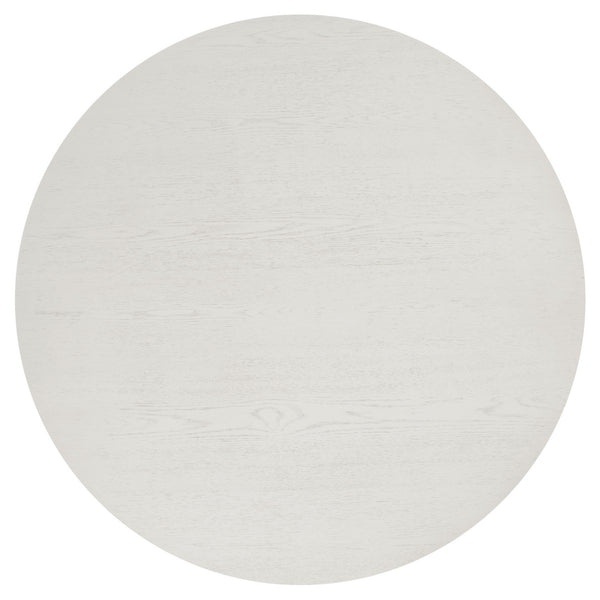 Safavieh Calamaria Round Wood Dining Table XII23 White Wash Wood SFV2135A