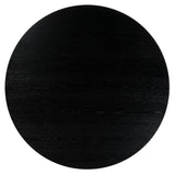 Safavieh Calamaria Round Wood Dining Table Black SFV2135B