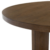 Safavieh Calamaria Round Wood Dining Table Medium Oak SFV2135C